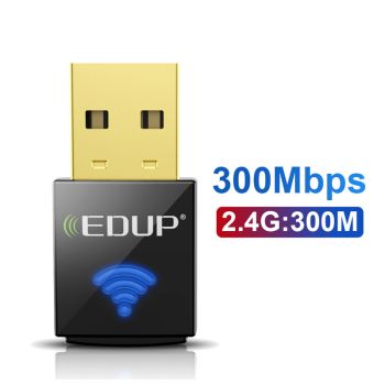 Mini USB Wireless Network Card RTL8192EU Signal Receiving Transmitter - A