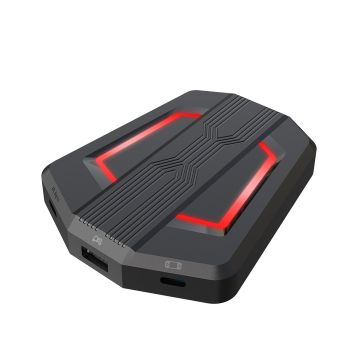 The Keyboard And Mouse Converter Supports A Variety Of Game Console Devices - Black-USB
