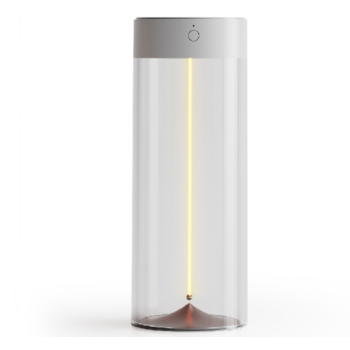 New LED Camping Light Type-c Rechargeable Portable Night Light With High Transparency And Anti Drop Creative Atmosphere Light - Elegant White-USB