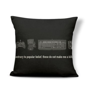 Game Peripheral Keyboard Learning Machine Nostalgic Printing Pillow 80 - ID9226 1