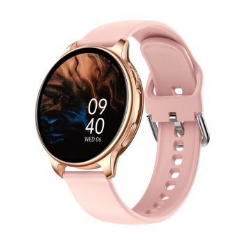 Ultra-thin Body Temperature Smart Watch Y22 Bluetooth Call - Pink