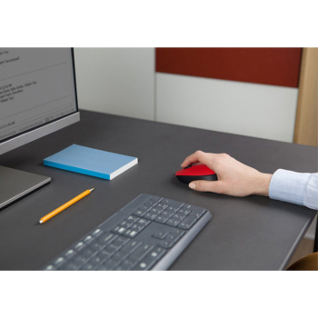 Small Portable Wireless Mouse Computer Office Mouse - Red