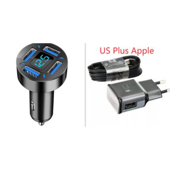 Four-port Car Charger 4USB Car Charger - Set5