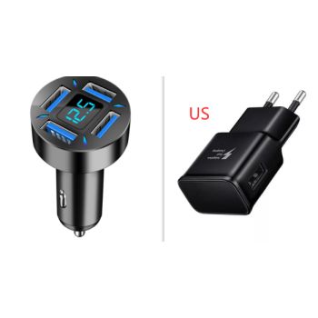 Four-port Car Charger 4USB Car Charger - Set6