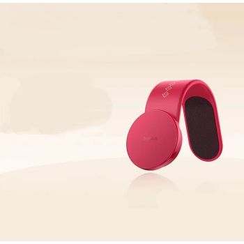 Magnetic Bendable Car Mobile Phone Holder Wireless Charger Phone Holder 15W Car Dash Mount Compatible With Phone - Red