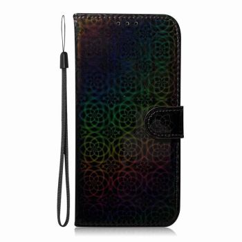 Holographic Phone Wallet For - Black-S7edge