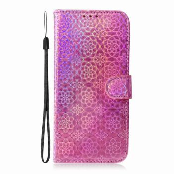 Holographic Phone Wallet For - Pink-Note10pro