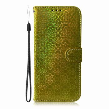 Holographic Phone Wallet For - Yellow-S9plus