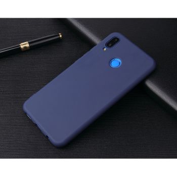 Frosted candy color mobile phone case - Navy blue-P20
