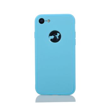 All-inclusive Anti-drop Mobile Phone Case Simple - Light Blue-iPhone8