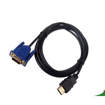 1.8m HDMI TO VGA Cable For Computer Projector - 1.8M-1PCS