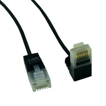 Superfine ltra Slim Cat6 Ethernet Cable RJ45 Right Angle TP - Down