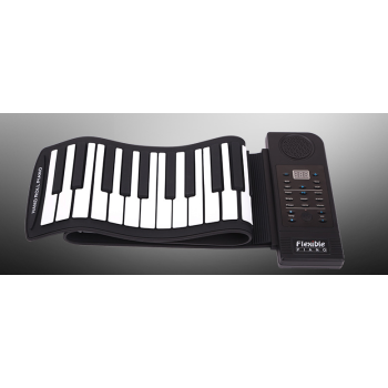 Hand roll piano 61 key folding piano thickening hand feel portable roll piano beginner keyboard - 61 key