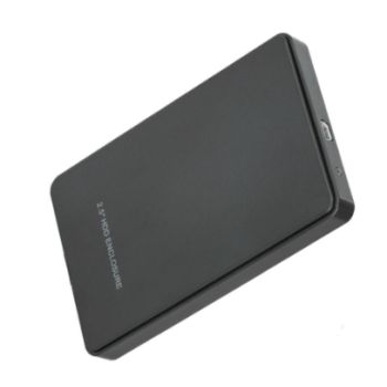 2.5 Inch USB3.0 SATA Mobile Hard Drive Enclosure Without Screws, Support 2TB USB3.0 Hard Drive Enclosure - Black 2