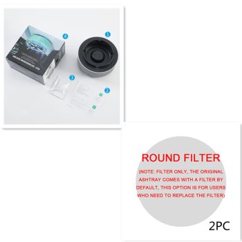 Smoke Removal Air Purification Ashtray Anion Purification Practical Automatic Purifier Ashtray Portable Gadgets For Car Ashtray - Set1