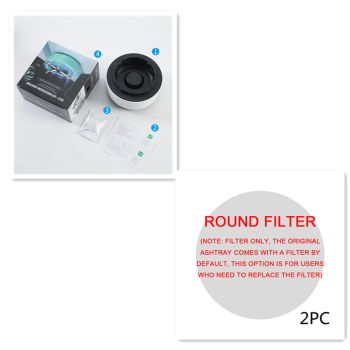 Smoke Removal Air Purification Ashtray Anion Purification Practical Automatic Purifier Ashtray Portable Gadgets For Car Ashtray - Set6