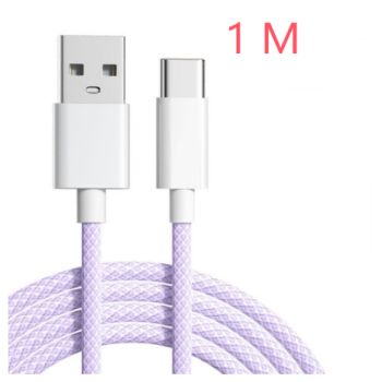Android Charge USB Type-C Cable - 1 M-Typec Purple