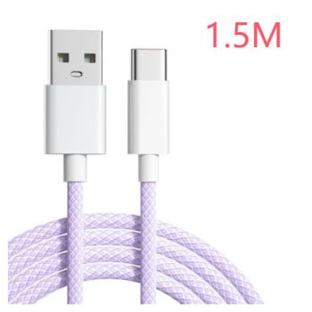 Android Charge USB Type-C Cable - 1.5M-Typec Purple