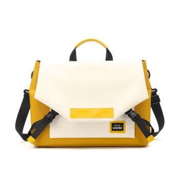 Laptop Bag Portable Messenger Bag Gaming Notebook Large Capacity Shoulder Bag - Turmeric Hit Milk White-Small Size