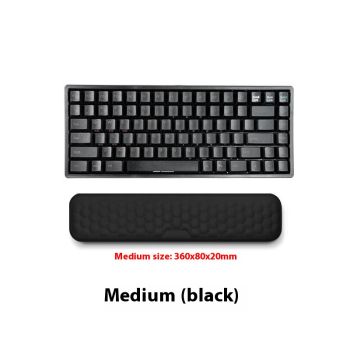 RGB Keyboard Support Wristband High Rebound Luminous Machinery Keyboard Support - Black Keyboard Tray Medium