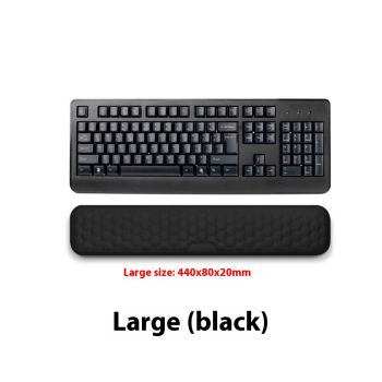 RGB Keyboard Support Wristband High Rebound Luminous Machinery Keyboard Support - Black Keyboard Tray Large
