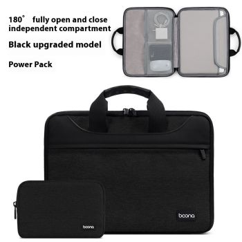 Encapsulate Full Open And Close Laptop Bag Men And Women Business - Black Power Pack-11or12inch