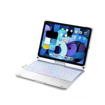 Miaocontrol Keyboard 360-degree Rotating Bluetooth Keyboard - Silver