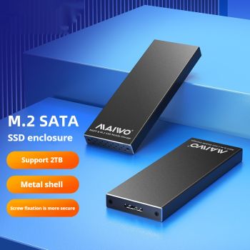 USB30 Solid State Hard-disk Cartridge NGFF Interface To USB30 All Aluminum Alloy SSD - Black