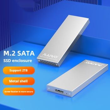 USB30 Solid State Hard-disk Cartridge NGFF Interface To USB30 All Aluminum Alloy SSD - Silver