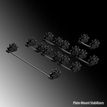 Keyboard Shaft Mechanical Keyboard Accessories - Black 6.25U