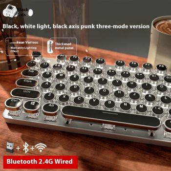 Predecessor TK950 Wireless Bluetooth Three-mode Real Mechanical Mouse Suit E-sports Games Punk Keyboard Usb - Style 2