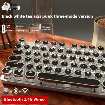 Predecessor TK950 Wireless Bluetooth Three-mode Real Mechanical Mouse Suit E-sports Games Punk Keyboard Usb - Style 3