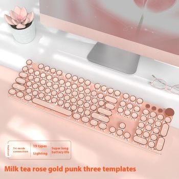 Predecessor TK950 Wireless Bluetooth Three-mode Real Mechanical Mouse Suit E-sports Games Punk Keyboard Usb - Style 11