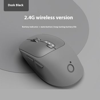 Mute Wireless Bluetooth Mouse Computer Office Mouse - Twilight Dark Gray