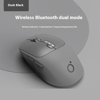 Mute Wireless Bluetooth Mouse Computer Office Mouse - Twilight Dark Gray Bluetooth