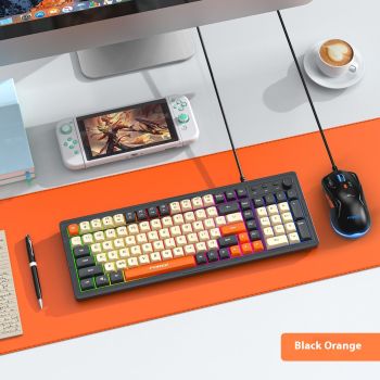 Mechanical Keyboard Customized Three-mold Machinery Key Mouse Suit - Shimmer
