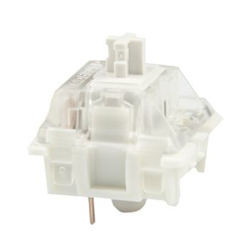 SMD RGB Hot Plug Axis Mechanical Keyboard CIY Transparent - Double Band White-1PCS
