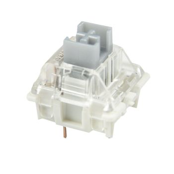SMD RGB Hot Plug Axis Mechanical Keyboard CIY Transparent - Double Band Pro Silver-1PCS