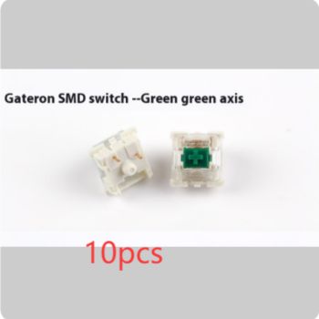 SMD RGB Hot Plug Axis Mechanical Keyboard CIY Transparent - Green-10PCS