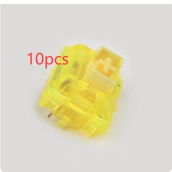 SMD RGB Hot Plug Axis Mechanical Keyboard CIY Transparent - Ink Yellow Five Foot Shaft-10PCS