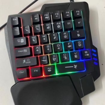 Single-handed Mechanical Keyboard And Mouse Suit - Keyboard