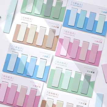 Magnetic Morandi Series Color Block Bookmark