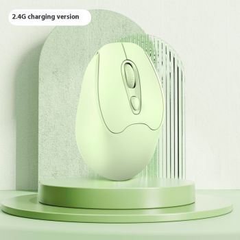 Dual-mode Bluetooth Wireless Mouse Charging Mute Office Game Applicable To Mobile Phones And Tablets - Rechargeable Green