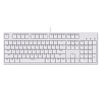Two-color Keyboard Wired Office Green Black Tea Red Axis Hot Plug Computer - Style 1