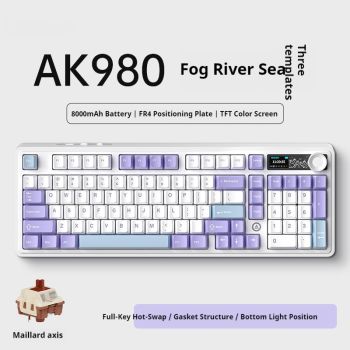 Office Computer Bluetooth Keyboard Game Side Three-mode Wireless - Style 4