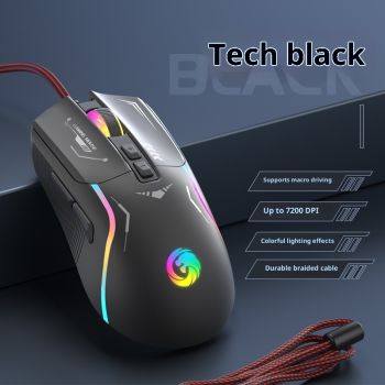 Gaming E-sports Home Universal Wired Mouse - Black