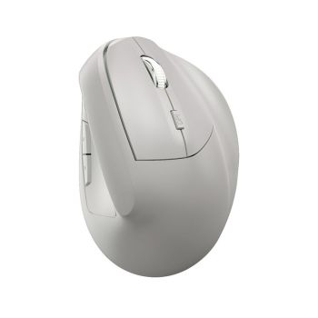 Wireless Bluetooth Vertical Mouse - Rechargeable Beige