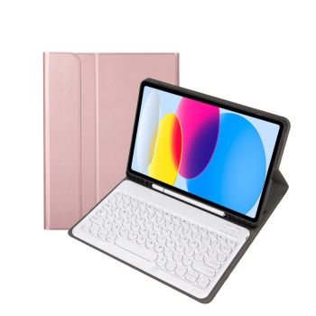 Suitable For Tablet Bluetooth Keyboard Cases - Rose Gold-IPad 10.2 2019