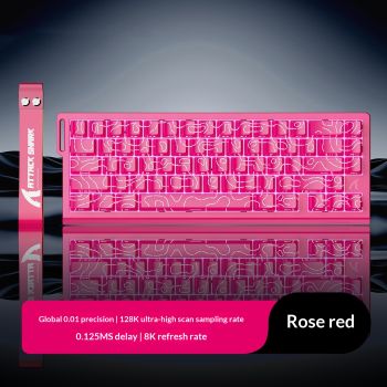 Wired RGB X68HE Magnetic Axis Mechanical Keyboard - Rose Red Magnetic Amber Axis