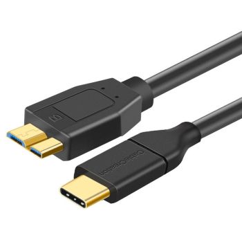 Hard Drive Data Cable USB 31 Type-C To Micro USB - 1.2M